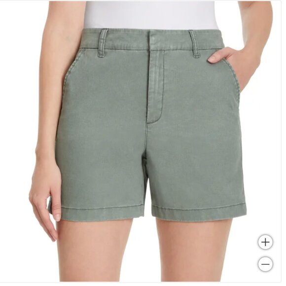 Gloria Vanderbilt Pants - Gloria Vanderbilt Women's Chino Shorts Green 6